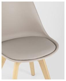 img 1 attached to STOOL GROUP Frankfurt chair set, plastic/artificial leather, 2 pcs., color: beige
