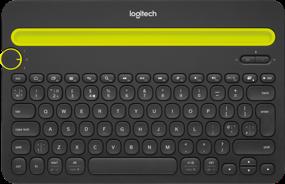 img 1 attached to Keyboard Bluetooth Logitech K480 (920-006368) membrane, radius up to 10 m, for tablet, Black