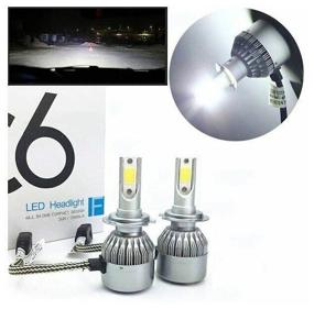 img 1 attached to H7 LED lamp for car 2pcs. LED C6 (brighter than xenon) 12/24V 6000K 3800Lm