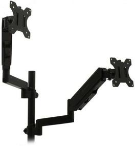 img 1 attached to ONKRON G140 monitor mount 13"-32" desktop, 2 x 8 kg, gas lift, steel, black