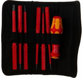img 1 attached to Wera screwdriver set 003470, 7 pcs, red / yellow