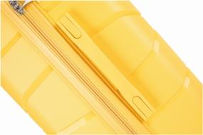 img 1 attached to Polypropylene suitcase L "case Singapore (size M), yellow