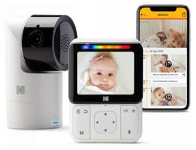 img 1 attached to Video baby monitor Kodak CHERISH C225, black