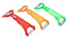 img 1 attached to 🔪 3-in-1 Vegetable Peeler, Cutter, and Shaped Knife for Efficient Kitchen Prep
