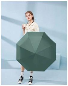 img 1 attached to Зонт женский, мужской, складной Xiaomi Zuodu Fashionable Umbrella Dark Green