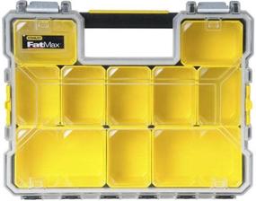 img 1 attached to Organizer STANLEY 1-97-518 FatMax Deep Pro Metal Latch, 44.6x35.7x11.6 cm, 17.6"" , black/yellow
