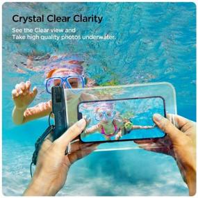 img 1 attached to Waterproof Case Spigen A601 2 Pack (AMP03098) for Smartphone 8" (Clear)