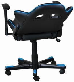 img 1 attached to Gaming chair DXRacer Formula OH/FE08, upholstery: imitation leather, color: black/blue
