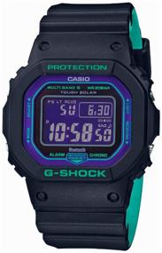 img 1 attached to CASIO G-Shock GW-B5600BL-1E quartz watch, alarm clock, chronograph, stopwatch, countdown timer, waterproof, shockproof, power reserve indicator, display backlight
