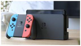 img 1 attached to Nintendo Switch OLED Game Console 64 GB, Neon Blue/Neon Red
