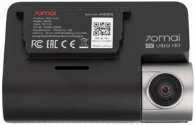 img 1 attached to 70mai A800S 4K dash cam RC06 set, 2 cameras, GPS, black