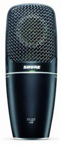 img 1 attached to Shure PGA27 microphone, black