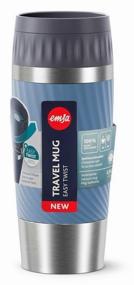 img 1 attached to Thermo mug EMSA Travel Mug Easy Twist, 0.36 l, blue