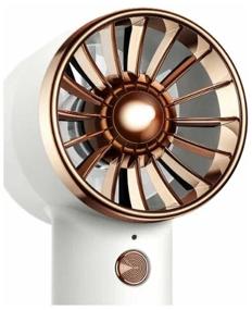 img 1 attached to Baseus Flyer Turbine Handheld Fan High Capacity (4000mAh) Type-C Output Line White