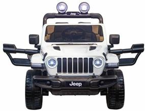 img 1 attached to Toyland Car Jeep Rubicon DK-JWR555, white