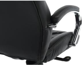 img 1 attached to Computer chair Everprof Drift M for executive, upholstery: genuine leather, color: black
