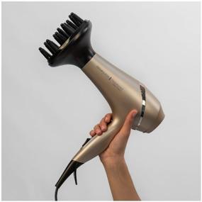 img 1 attached to 💇 Experience Salon-Quality Hair Care with Remington AC8605 Advanced Color Protect Hair Dryer in Luxurious Gold