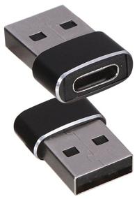 img 1 attached to Connector Baseus Male OTG USB - USB Type-C, black