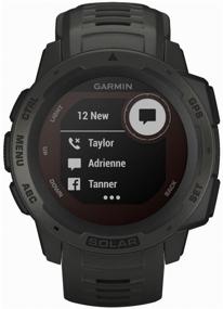 img 1 attached to Smart watch Garmin Instinct Solar 45 mm, graphite