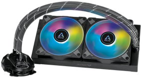 img 1 attached to Система водяного охлаждения для процессора Arctic Liquid Freezer II - 240 A-RGB, черный/ARGB