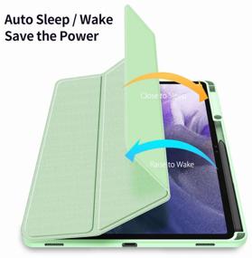 img 1 attached to Premium case for Samsung Galaxy Tab S7 Plus / S7 FE Lite / S8 Plus , with space for stylus