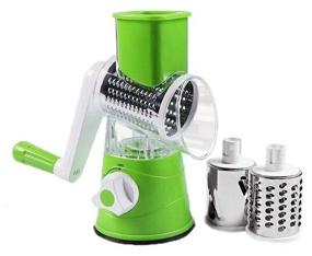 img 1 attached to 🥕 Versatile Manual Vegetable Cutter / Mechanical Grater for Fruits and Vegetables / 3-in-1 Manual Chopper / Essential Kitchen Utensils and Supplies