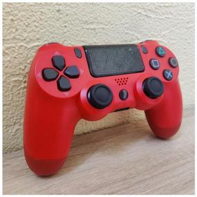 img 1 attached to Беспроводной джойстик для PS4 PS 5 ПК Bluetooth Геймпад для компьютера и приставок Блютуз - Джойстик Красный