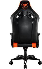 img 1 attached to Gaming chair COUGAR Armor Titan, upholstery: imitation leather, color: black/orange