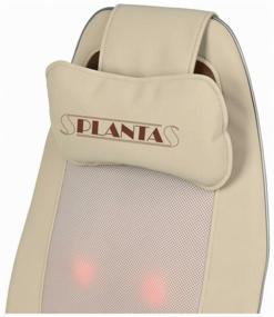 img 1 attached to 🪑 Shiatsu Massage Chair and Seat Massager - PLANTA MN-600 with 3 Intensity Levels, Heating, Vibration Massage, Auto-Adapter