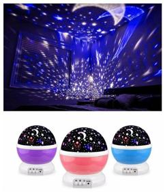img 1 attached to Night-projector Star Master Starry sky 012-1361, 2.6 W, armature color: pink, shade color: colorless
