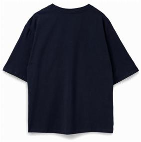 img 1 attached to Oversized T-shirt Slope, dark blue, size XS/S