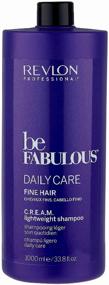 img 1 attached to Revlon Professional шампунь Be Fabulous Daily Care Fine Hair C.R.E.A.M. lightweight