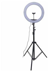 img 1 attached to Professional Raylab RL-0518Kit ring lamp with remote control