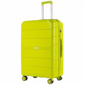 img 1 attached to Polypropylene suitcase L "case Singapore (size M), green