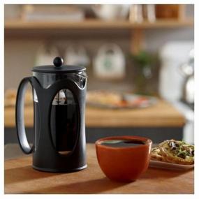 img 1 attached to French press Bodum Kenya 10685 (1 l) black 21 cm 1 l