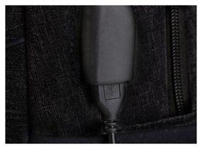 img 1 attached to Urban backpack, universal for a laptop with a USB port PROFFI TRAVEL PH11046