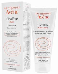 img 1 attached to 🤲 AVENE Cicalfate Hand Restoration Barrier Cream, 100 ml