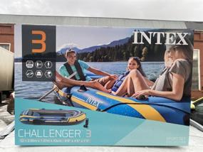 img 1 attached to Inflatable boat Intex Challenger-3 (68370) yellow