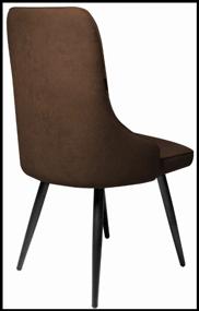 img 1 attached to Комплект стульев RIDBERG Лондон, массив дерева/металл/текстиль, текстиль, 2 шт., цвет: коричневый