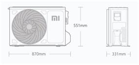 img 1 attached to Split system Xiaomi Mijia Smart Air Conditioner (KFR-35GWN1A3), white