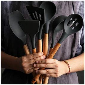 img 1 attached to A set of hinges Kitchen Set silicone (11 pcs.) black