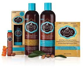 img 1 attached to Hask Hair Shampoo Argan Oil Repairing Strengthens & Restores With Argan Oil, 355 ml