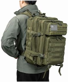 img 1 attached to Tactical Lion 222 tactical backpack, dark green