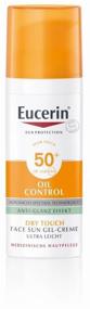 img 1 attached to 🌞 Eucerin Sun Protection Oil Control Dry Touch Gel SPF 50 for Oily and Acne-Prone Skin - 50 ml (1 pc)