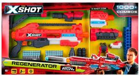 img 1 attached to Blaster for shooting set X-SHOT Regenerator (blaster, 2 horns, 48 ​​darts)