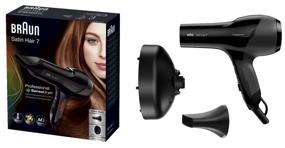 img 1 attached to Hairdryer Braun HD 785 Satin Hair 7, black