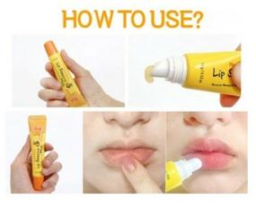 img 1 attached to Prreti Honey & Berry Lip Mask, yellow