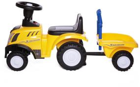 img 1 attached to Pushcar Babycare New Holland Tractor, yellow