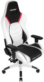 img 1 attached to Gaming chair AKRACING Arctica, upholstery: imitation leather, color: black/white