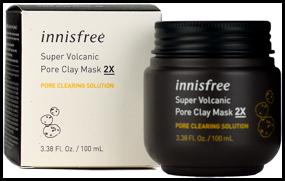 img 1 attached to Innisfree Глиняная маска Pore Clearing Clay Mask 2X with Super Volcanic Clusters с вулканическим пеплом для очищения пор, 100 мл